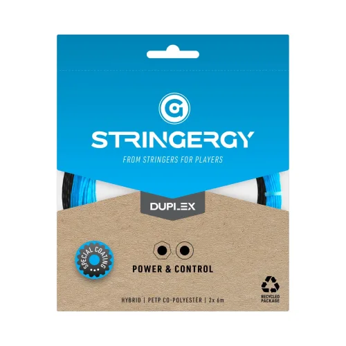 Stringergy, Stringergy Duplex Saitenset 2x 6m - Schwarz, Blau