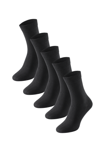 Schiesser, Schiesser Socken "Bluebird" 5 Paar, 5 Paar tlg. mit druckfreiem Bund