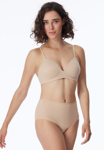 Schiesser, Schiesser - 95/5 Midi, für Damen, Beige, Größe 44