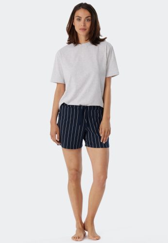 Schiesser, Schiesser Shorts "Mix + Relax" seitliche Taschen, Single Jersey, bequem, lockerer Schnitt