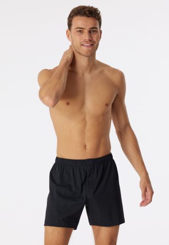 Schiesser, Schiesser Weiter Boxer "Cotton Casual" mit Eingriff, gepunktet