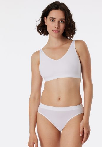 Schiesser, Schiesser - Classic Seamless Rio Slip, für Damen, Weiss, Größe XXL
