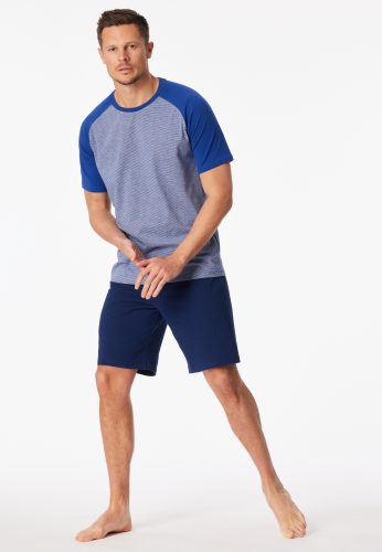 Schiesser, Schiesser Shorty "95/5 Nightwear" 2 mit Rundhalsausschnitt, Kurzarm, in Single-Jersey Qualität