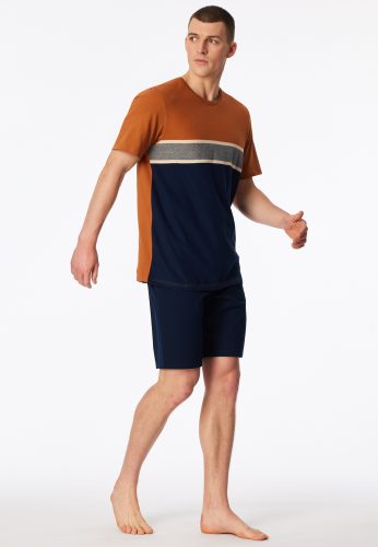 Schiesser, Schiesser Shorty "Casual Essentials" 2 mit Rundhalsausschnitt und kurzen Ärmeln