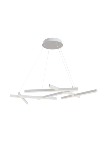 MAYTONI, Pendelleuchte Line Weiss Max. 79 Watt 101/66/5,5 cm  