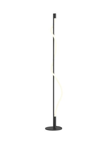 MAYTONI, Stehleuchte Tau Schwarz/weiss Max. 15 Watt  