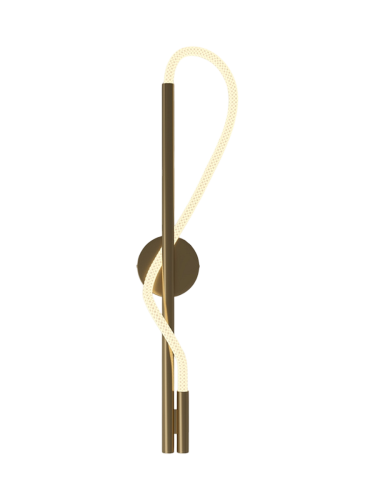 MAYTONI, Wandleuchte Tau Weiss/goldfarben Max. 13 Watt  