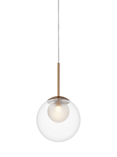 MAYTONI, Pendelleuchte Basic Form Goldfarben Max. 20 Watt 20/64,1 cm  