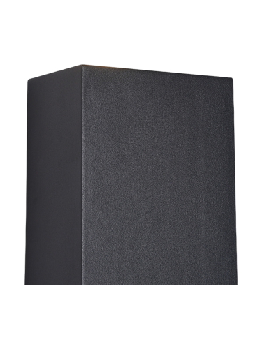 MAYTONI, Außenwandleuchte Times Square Schwarz Max. 6 Watt  
