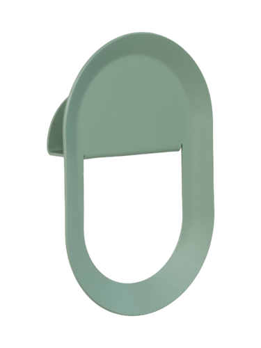 Spinder Design, Spinder Design Haken Manta Grün Stahl 15.3 cm - Farbe: Dusty Green - Haken