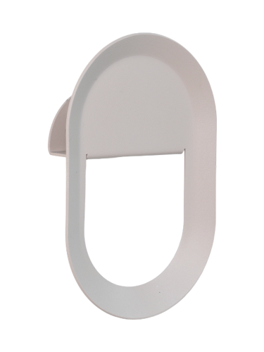 Spinder Design, Spinder Design Haken Manta Braun Stahl 15.3 cm - Farbe: taupe - Haken