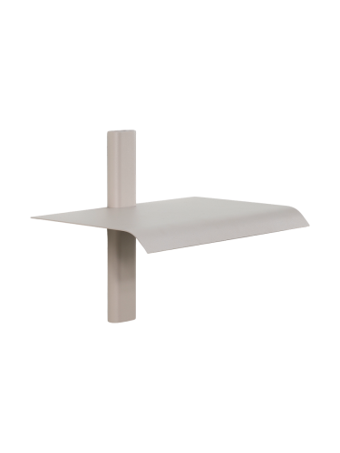 Spinder Design, Spinder Design Wandregal Manta Braun Stahl 28 cm 23 cm - Farbe: taupe - Wandregal
