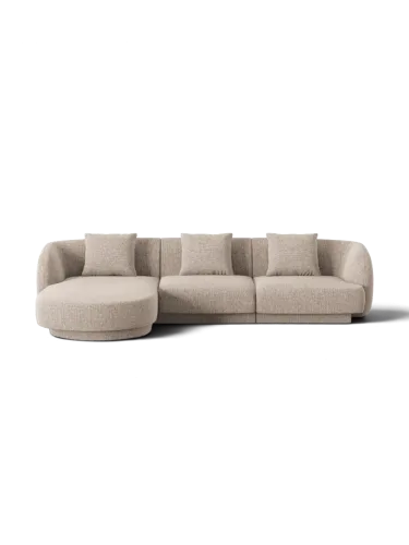 chosen by Bloomingloft, 4-Sitzer Design Ecksofa „Tulum“ chosen by Bloomingloft