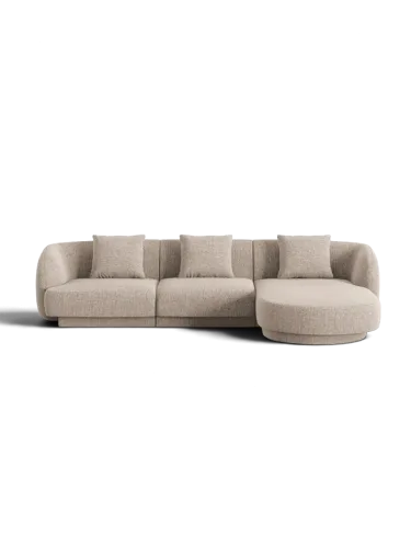 chosen by Bloomingloft, 4-Sitzer Design Ecksofa „Tulum“ chosen by Bloomingloft