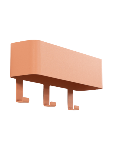 Spinder Design, Spinder Design Garderobenleiste Hesta Orange Stahl 12 cm - Farbe: Terracotta - Garderobenleiste