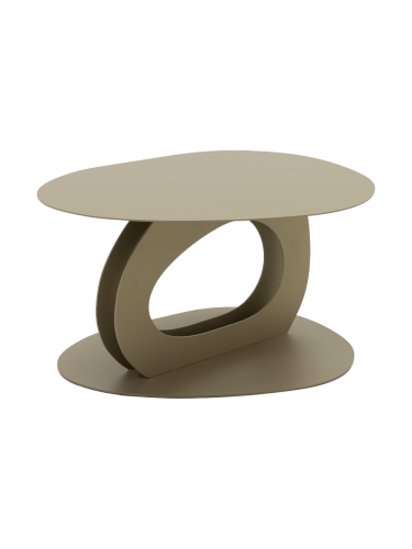 Spinder Design, Spinder Design Salontisch Evan Beige Stahl 65.5 cm - Farbe: champagner - Salontisch