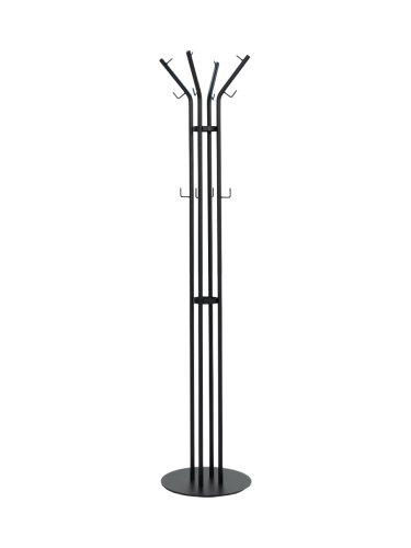 Spinder Design, Spinder Design Garderobe Hesta Schwarz Stahl 170 cm - Garderobe