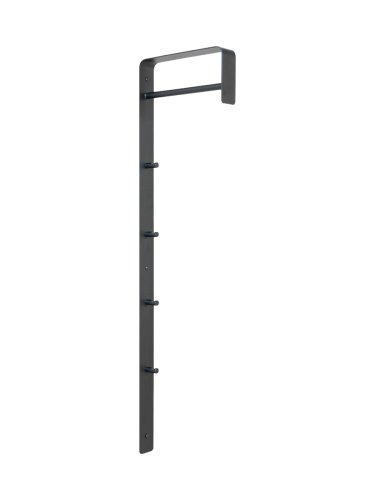 Spinder Design, Spinder Design Garderobe Skadi Schwarz Stahl 115 cm - Garderobe