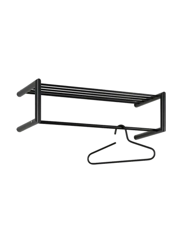 Design Wandgarderobe „Smooth“ - Schwarz Spinder Design