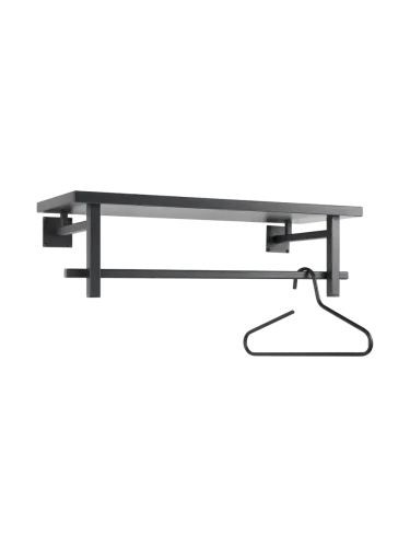 Spinder Design, Spinder Design Garderobe Hesta Schwarz Stahl 23 cm - Garderobe