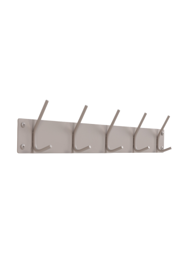 Spinder Design, Spinder Design Garderobenleiste Hesta Beige Stahl 12 cm - Farbe: taupe - Garderobenleiste