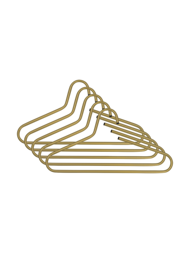 Spinder Design, Spinder Design Kleiderbügel Hesta Gold Stahl 21.5 cm - Kleiderbügel