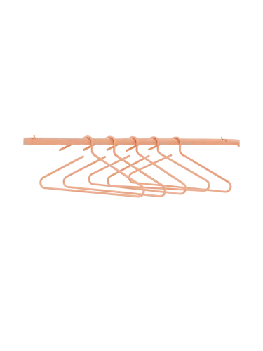Spinder Design, Spinder Design Kleiderbügel Hesta Orange Stahl 20.5 cm - Farbe: Terracotta - Kleiderbügel