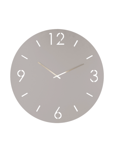 Spinder Design, Spinder Design Uhr Hesta Braun Stahl 60 cm - Farbe: taupe - Uhr