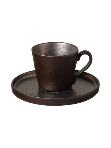 Handgefertigte Kaffee- & Teetasse „Lagoa“ mit Untersetzer Costa Nova