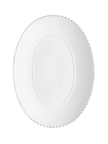 Grosse, handgefertigte Servierplatte „Pearl“ Costa Nova