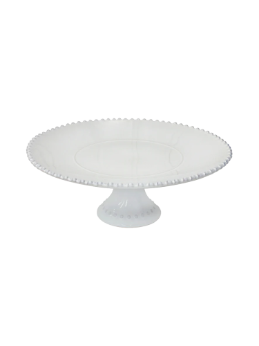 Handgefertigte Tortenplatte „Pearl“ Costa Nova