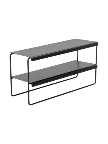 Spinder Design, Spinder Design Schuhregal Skadi Schwarz Stahl 73 cm 38.5 cm - Schuhregal