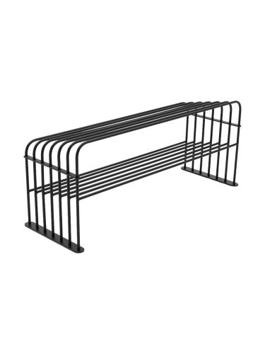 Spinder Design, Spinder Design Schuhregal Skadi Schwarz Stahl 100 cm 40.5 cm - Schuhregal