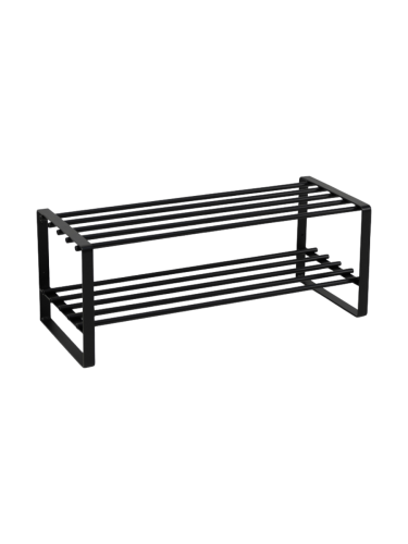 Spinder Design, Spinder Design Schuhregal Hesta Schwarz Stahl 70 cm 29 cm - Schuhregal
