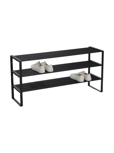 Spinder Design, Spinder Design Schuhregal Hesta Schwarz Stahl 100 cm 48.5 cm - Schuhregal