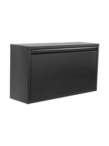 Spinder Design, Spinder Design Schuhschrank Hesta Schwarz Stahl 75.3 cm 40.6 cm - Schuhschrank
