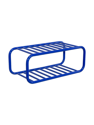 Spinder Design, Spinder Design Schuhregal Balder Blau Stahl 72 cm 28 cm - Farbe: Ultramarine - Schuhregal