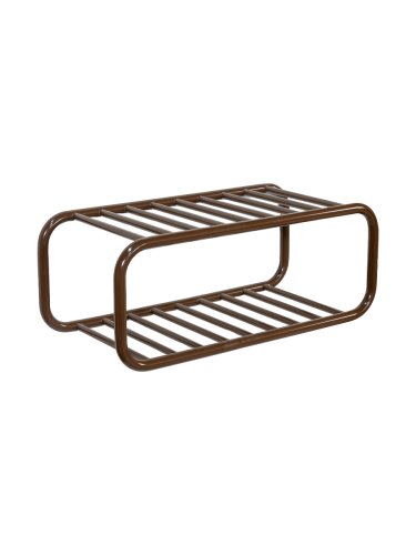 Spinder Design, Spinder Design Schuhregal Balder Braun Stahl 72 cm 28 cm - Farbe: Chocolate Brown - Schuhregal