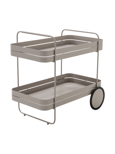 Spinder Design, Spinder Design Servierwagen Hesta Braun Metall 42 cm 69.3 cm 74 cm - Farbe: taupe - Material: Stahl - Servierwagen