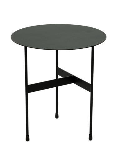 Spinder Design, Spinder Design Beistelltisch Hesta Schwarz Stahl 45 cm - Beistelltisch
