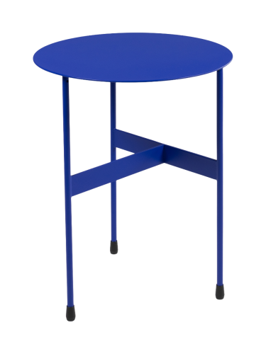 Spinder Design, Spinder Design Beistelltisch Hesta Blau Stahl 45 cm - Beistelltisch