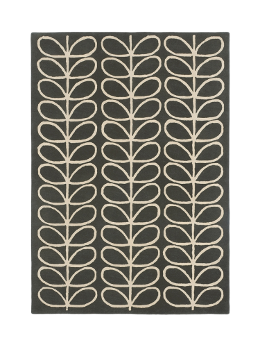 ORLA KIELY, Designer Teppich „Linear Stem Olive“ - handgetuftet, aus 100% reiner Schurwolle ORLA KIELY