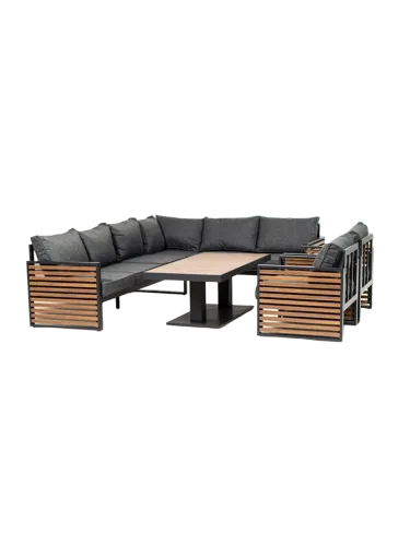 Premium Outdoor Dining-Lounge-Set „Linus“ LLR Collection