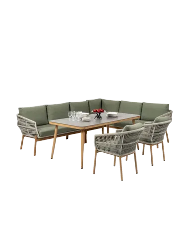 Premium Outdoor Dining-Set „Alicante“ LLR Collection