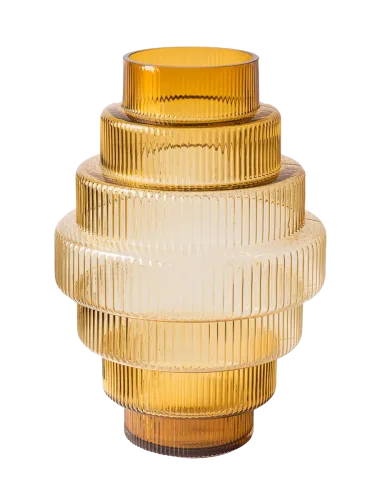 Mundgeblasene Design Bodenvase „Steps“ Pols Potten