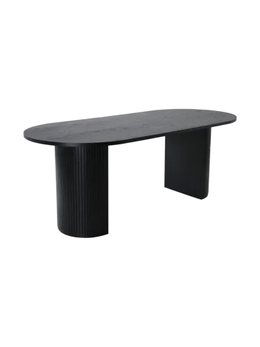 LIVIQUE, Esstisch Altus Schwarz MDF B 200 cm - Esstisch