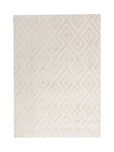 LIVIQUE, Teppich Hage Weiss Polyester B 230 T 160 cm - Teppich