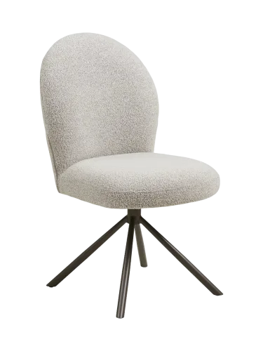 House Nordic, HOUSE NORDIC Stuhl LANA Stoff sand drehsitz