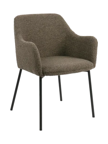 House Nordic, HOUSE NORDIC Stuhl MELILLA Polyester rotbraun