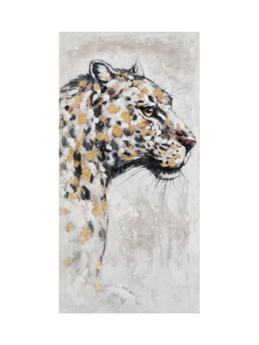 image LAND, image LAND Bild Leopard mit Gold  | Schubiger Möbel